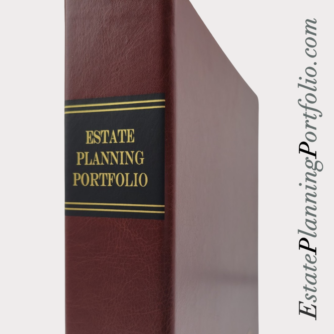 6 Packs - Classic Black, Regal Maroon, Professional Navy | Estate Planning Portfolio Binders | Hardcover
