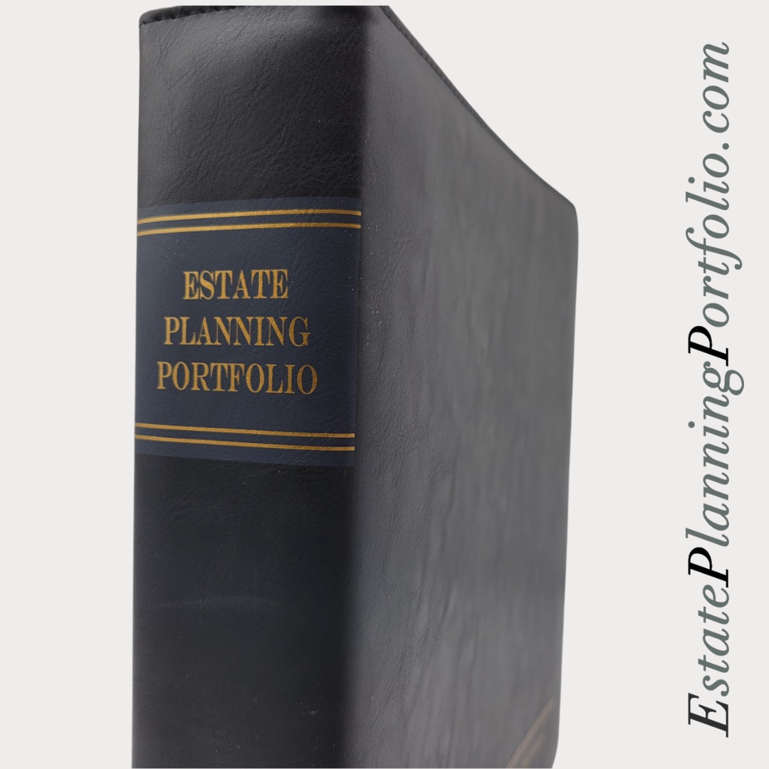 20 Pack, Classic Black | Estate Planning Portfolio Binder | Premium Padded Cover