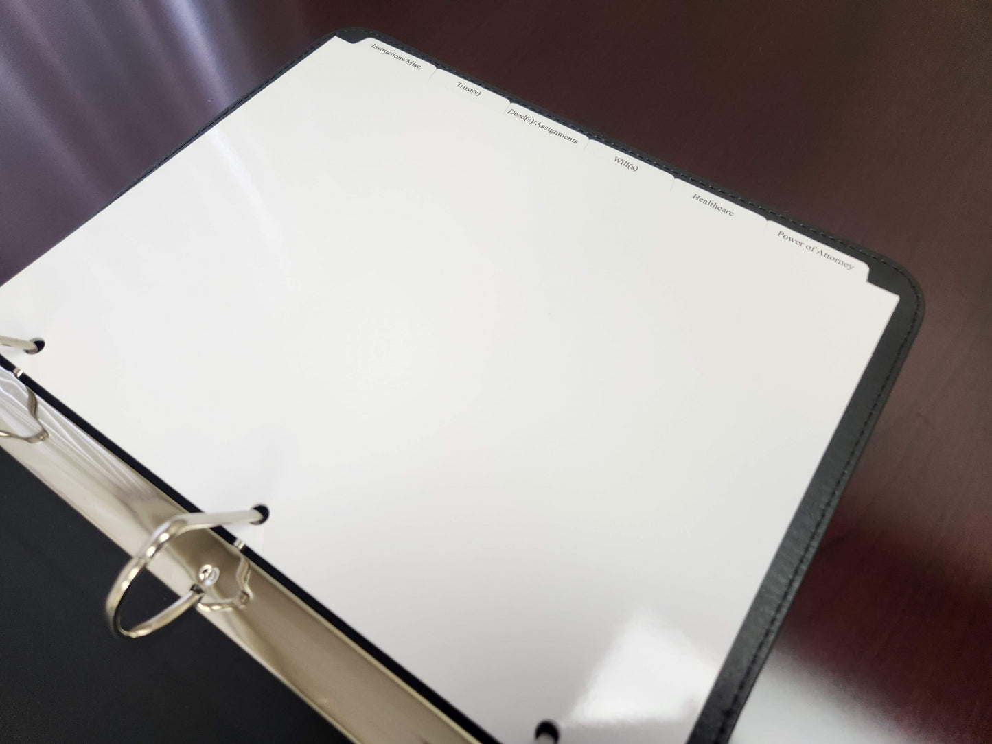 PREORDER: Fully Laminated Index Tabs, 6-Tab Set | 6-Pack (6 Tabs x 6 Sets = 36 Tabs Total)