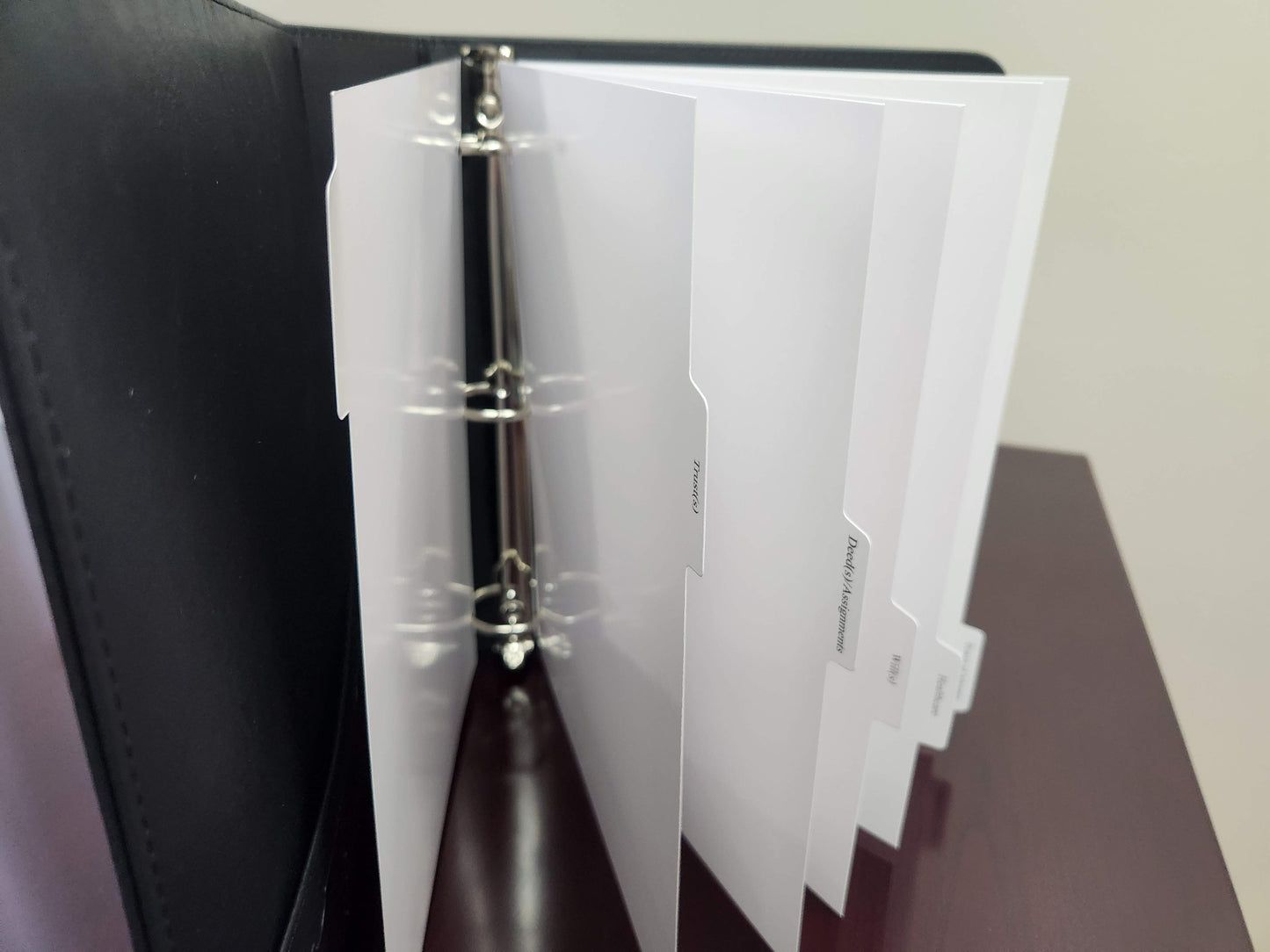 PREORDER: Fully Laminated Index Tabs, 6-Tab Set | 6-Pack (6 Tabs x 6 Sets = 36 Tabs Total)