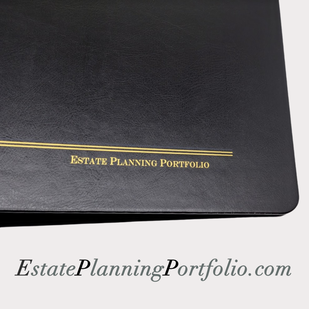 6 Packs - Classic Black, Regal Maroon, Professional Navy | Estate Planning Portfolio Binders | Hardcover