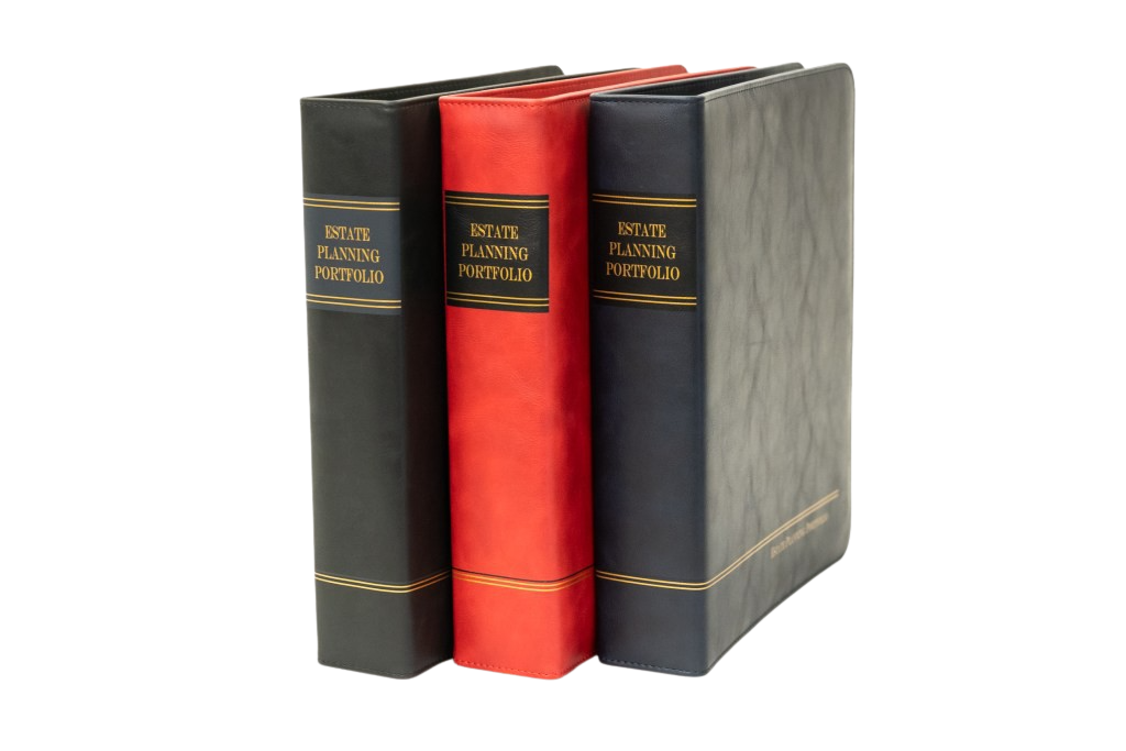 20 Pack, Professional Navy | Estate Planning Portfolio Binder | Premium Padded