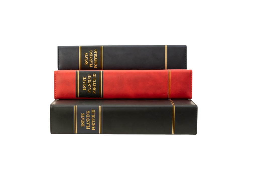 20 Pack, Professional Navy | Estate Planning Portfolio Binder | Premium Padded