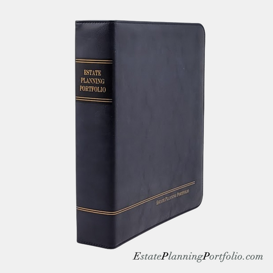 Padded Cover, Blue | Estate Planning Portfolio Binder