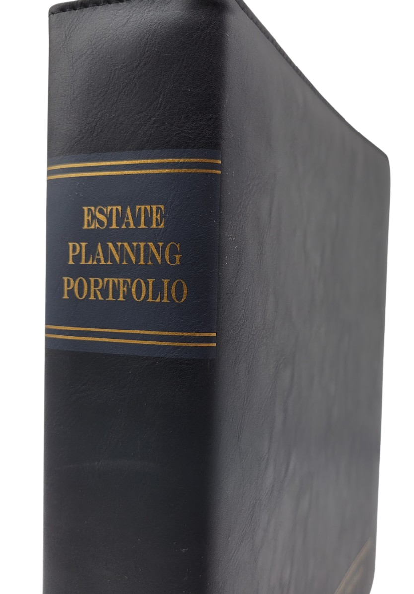 Padded Cover, Black | Estate Planning Portfolio Binder