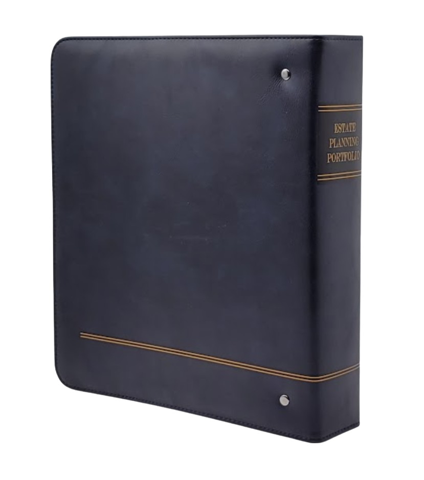 Padded Cover, Blue | Estate Planning Portfolio Binder