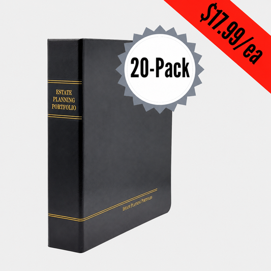 20 Pack, Classic Black | Hardcover