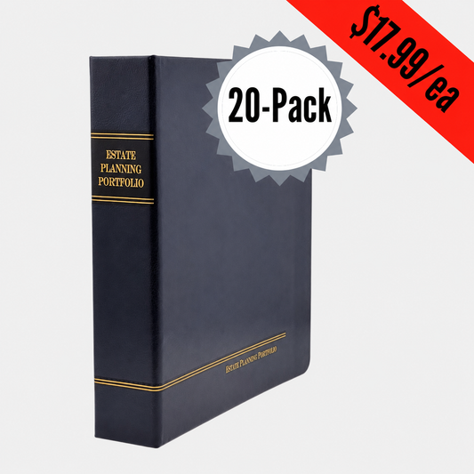 20 Pack, Professional Navy | Hardcover